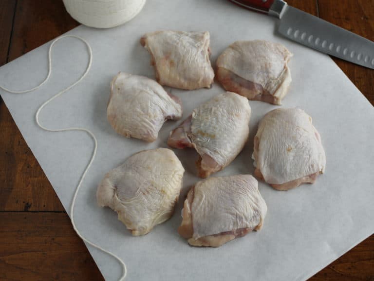 Natural Chicken Thigh It’s Bone In Skin On Porter & York Brand Meats