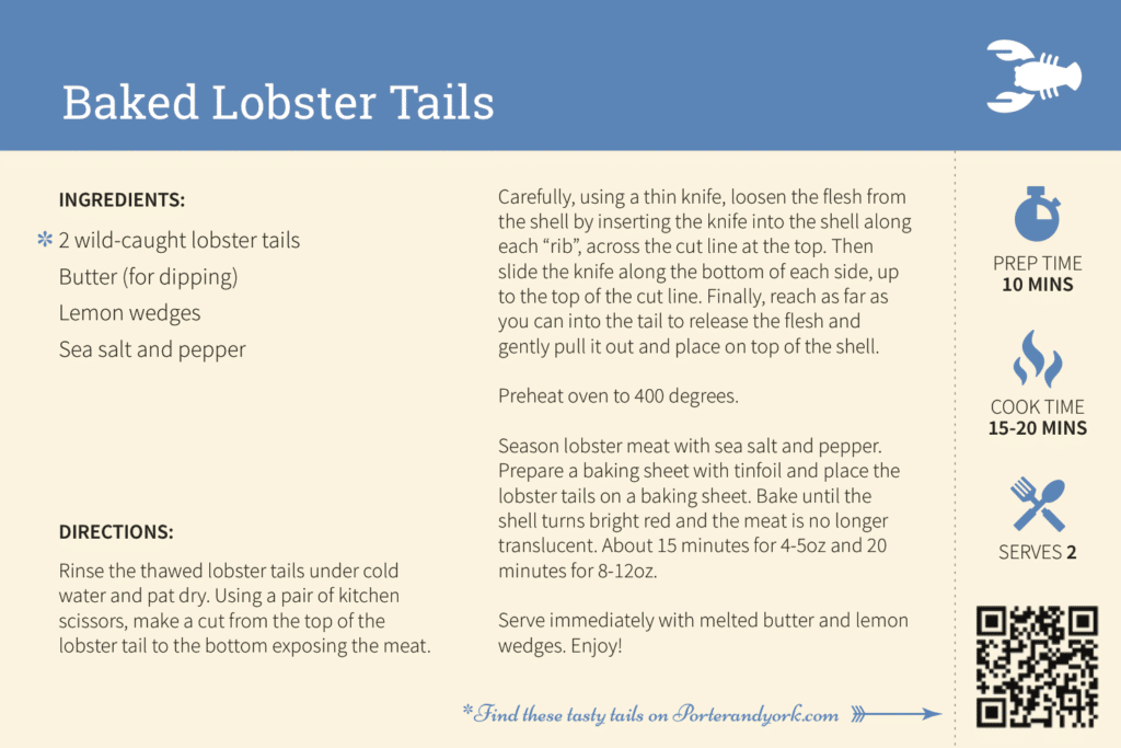 Baked lobster recipe