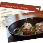 new york strip steak pan seared recipe