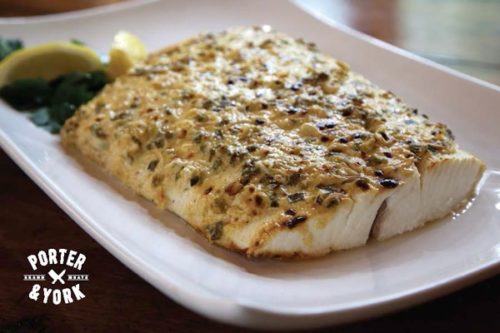 parmesan halibut recipe image