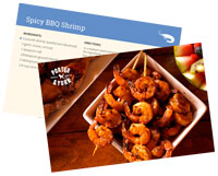 bbq shrimp recipe card download
